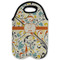 Swirly Floral Double Wine Tote - Flat (new)