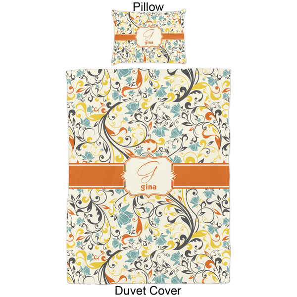 Swirly Floral Duvet Cover Set - Twin - Approval