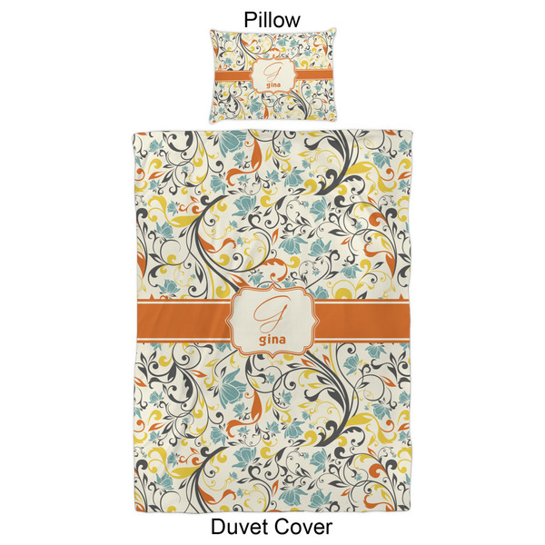Swirly Floral Duvet Cover Set - Twin XL - Approval