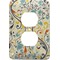 Swirly Floral Electric Outlet Plate