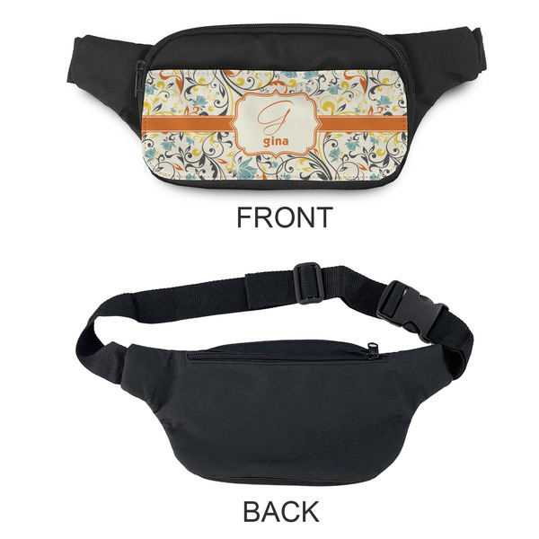 Swirly Floral Fanny Packs - APPROVAL