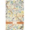 Swirly Floral Finger Tip Towel - Full View