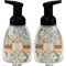 Swirly Floral Foam Soap Bottle (Front & Back)