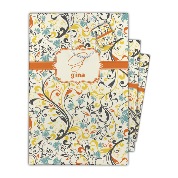 Swirly Floral Gift Bags - Parent/Main
