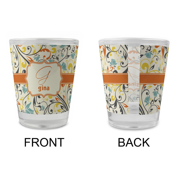 Swirly Floral Glass Shot Glass - Standard - APPROVAL