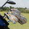 Swirly Floral Golf Club Iron Cover - Set of 9 (Personalized)