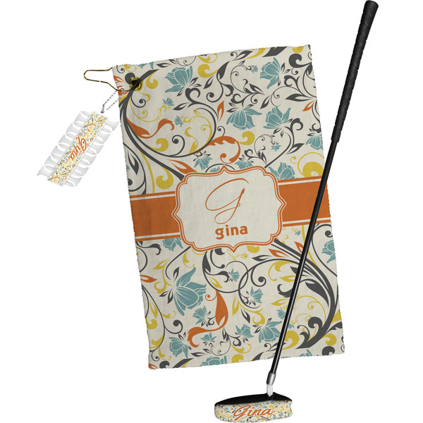 Swirly Floral Golf Gift Kit (Full Print)