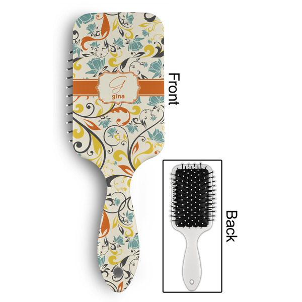 Swirly Floral Hair Brush - Approval