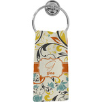 Swirly Floral Hand Towel - Full Print (Personalized)