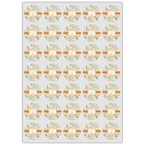 Swirly Floral Icing Circle - XSmall - Set of 35