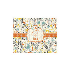 Swirly Floral 110 pc Jigsaw Puzzle (Personalized)