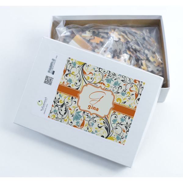 Swirly Floral Jigsaw Puzzle 252 Piece - Box