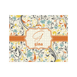 Swirly Floral 500 pc Jigsaw Puzzle (Personalized)