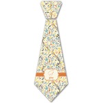 Swirly Floral Iron On Tie (Personalized)