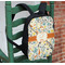 Swirly Floral Kids Backpack - In Context