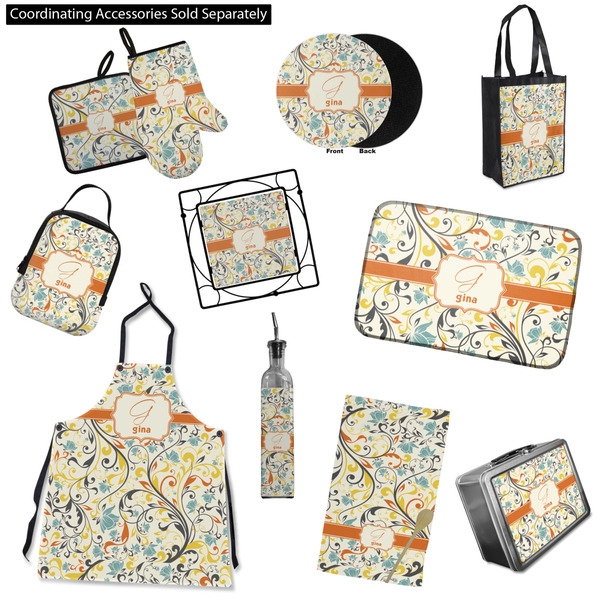 Swirly Floral Kitchen Accessories & Decor