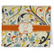 Swirly Floral Kitchen Towel - Poly Cotton - Folded Half