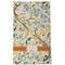 Swirly Floral Kitchen Towel - Poly Cotton - Full Front