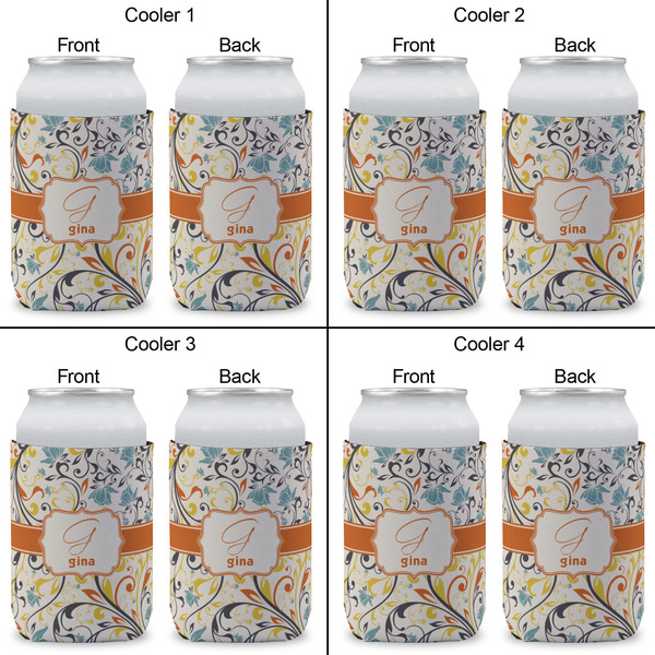 Swirly Floral Can Sleeve (Approval)