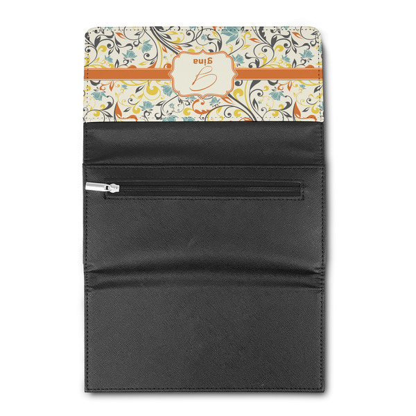 Swirly Floral Ladies Wallet (Open)