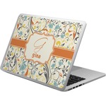 Swirly Floral Laptop Skin - Custom Sized (Personalized)