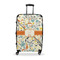 Swirly Floral Suitcase - 28" Large - Checked w/ Name and Initial