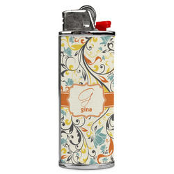 Swirly Floral Case for BIC Lighters (Personalized)