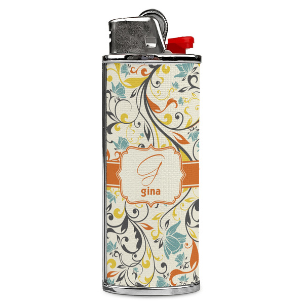 Custom Swirly Floral Case for BIC Lighters (Personalized)
