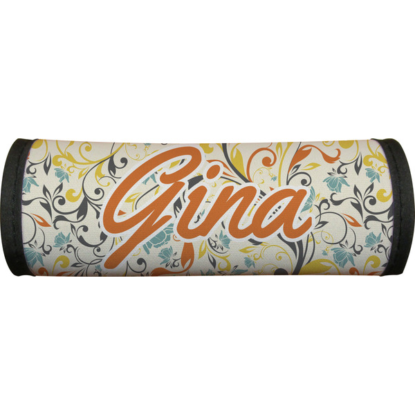 Swirly Floral Luggage Handle Wrap