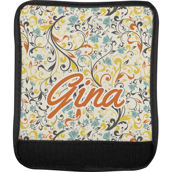 Swirly Floral Luggage Handle Wrap (Approval)
