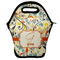 Swirly Floral Lunch Bag - Front