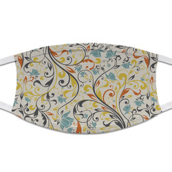 Swirly Floral Cloth Face Mask (T-Shirt Fabric)