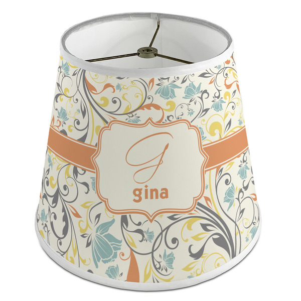 Custom Swirly Floral Empire Lamp Shade (Personalized)
