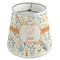Swirly Floral Poly Film Empire Lampshade - Angle View