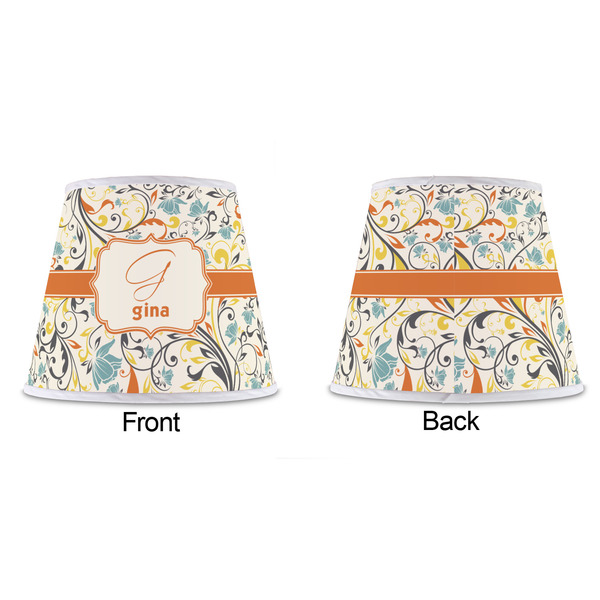 Swirly Floral Poly Film Empire Lampshade - Approval
