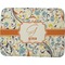 Swirly Floral Memory Foam Bath Mat - 48"x36" (Personalized)