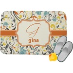 Swirly Floral Memory Foam Bath Mat (Personalized)