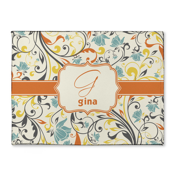 Custom Swirly Floral Microfiber Screen Cleaner (Personalized)