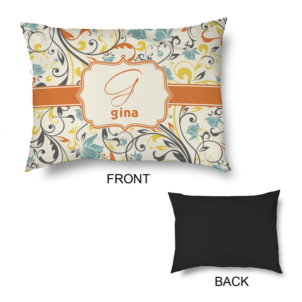 Swirly Floral Outdoor Dog Beds - Medium - APPROVAL