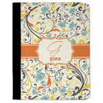 Swirly Floral Padfolio Clipboard (Personalized)