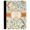 Swirly Floral Padfolio Clipboards - Large - FRONT