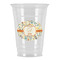 Swirly Floral Party Cups - 16oz (Personalized)