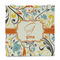 Swirly Floral Party Favor Gift Bag - Gloss - Front