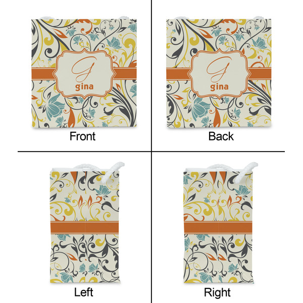 Swirly Floral Party Favor Gift Bag - Matte - Approval