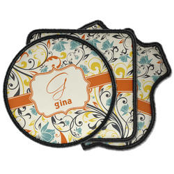 Swirly Floral Iron on Patches (Personalized)