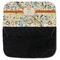 Swirly Floral Pencil Case - Back Open