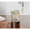 Swirly Floral Personalized Coffee Mug - Lifestyle