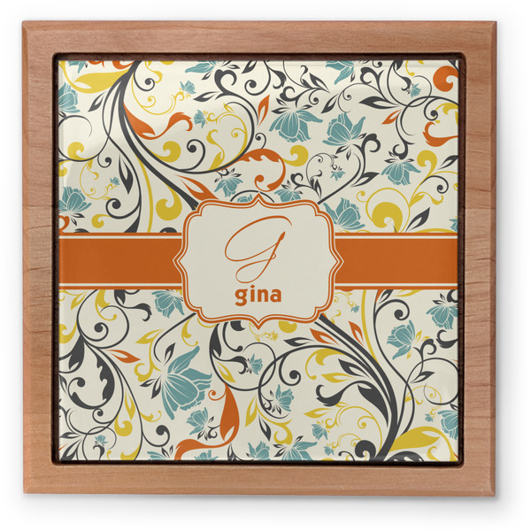 Swirly Floral Pet Urn - Apvl