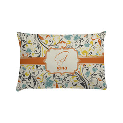Swirly Floral Pillow Case - Standard (Personalized)