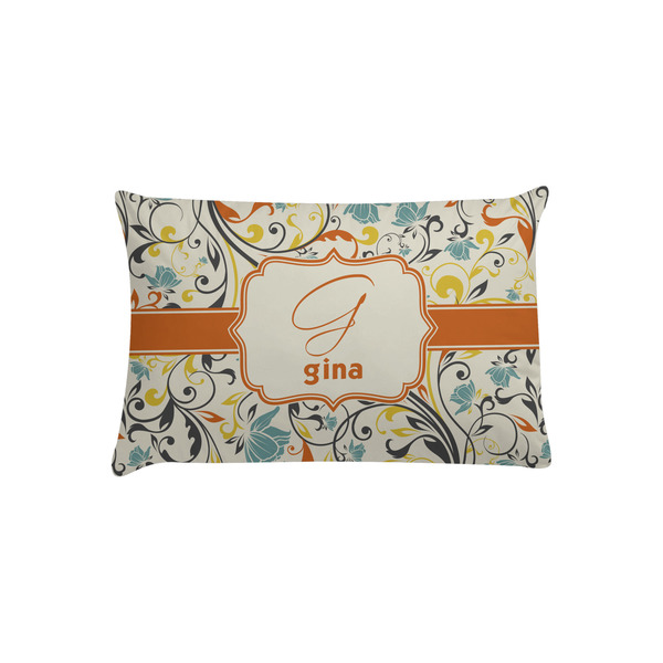 Custom Swirly Floral Pillow Case - Toddler (Personalized)